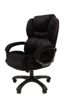 Кресло Chairman Home 434 Россия ткань Т-84 черный (черный пластик)