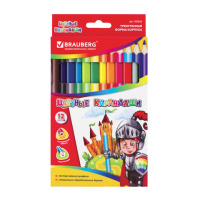 Набор цветных карандашей Brauberg Kids Series 12 цветов
