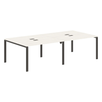 Стол 4-х местный EUWST 2713 Ясень Траун/Мокко 2726х1346х750 EDIS