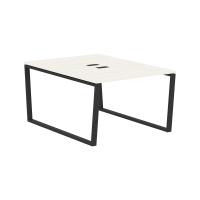 Стол 2-х местный EVWST 1116 Ясень Траун/Черный 1160х1606х750 EDIS