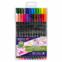 Набор ручек капиллярных Brauberg Art Classic 24 цвета, 0.4мм