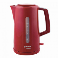 Чайник электрический Bosch CompactClass TWK3A014 красный, 1.7л, 2400 Вт