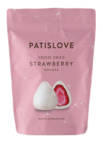 Драже Patislove клубника-белый шоколад, 80г