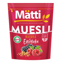 Мюсли Matti Малина и ежевика, 250г