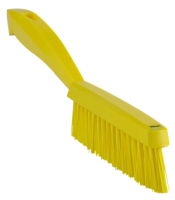 Щетка с ручкой Vikan 300мм, супер жесткий ворс, узкая, желтый, 41956