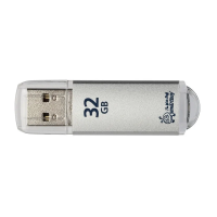 USB флешка Smart Buy V-Cut 32Gb, 15/5 мб/с, серебристый