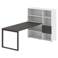 Рабочая станция EQRST 1217 Мокко/Мокко 2190х1250х1355 EDIS