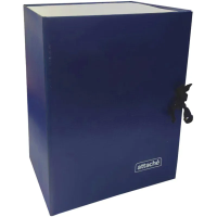 Короб архивный складной Attache А4, 200мм, синий