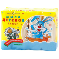 Мыло туалетное Невская Косметика ромашка 100г, 4шт/уп
