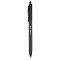 Шариковая ручка автоматическая Berlingo Triangle Velvet синяя, 0.7мм, черный корпус