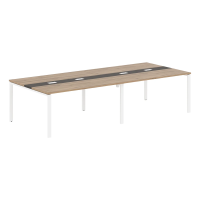 Конференц стол EUCT 3114 Дуб Денвер светлый/Белый 3132х1346х750 EDIS