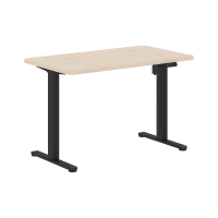 Стол письменный XHT 1167 Бук Тиара/Черный 1160х670х745-1205 XTEN-UP