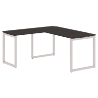 Стол угловой XQCT 1615 Дуб Юкон Модерн/Алюминий 1600х1500х750 XTEN-Q