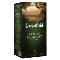 Чай Greenfield Classic Breakfast (Классик Брекфаст), черный, 25 пакетиков