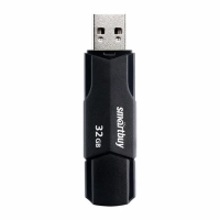 USB флешка Smartbuy Clue 32 Гб, черный, USB 2.0, SB32GBCLU-K