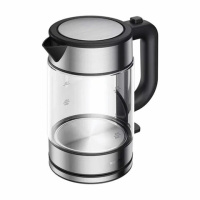 Чайник XIAOMI Electric Glass Kettle, 1,7 л, 2200 Вт, закрытый нагревательный элемент, стекло, черный