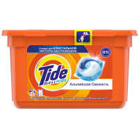 Капсулы для машинной стирки Tide 'Альпийская свежесть', 3в1 Pods, 12шт.*24,8г 4084500569478 (ПОД ЗАК