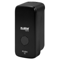 Диспенсер для мыла наливной Laima Premium Black 500мл, черный, пластик, 609518