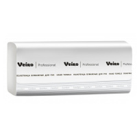 Бумажные полотенца листовые Veiro Professional Z22-200, листовые, белые, Z укладка, 200шт, 2 слоя, 2