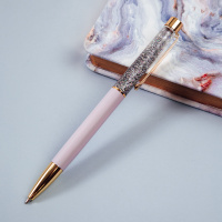 Ручка шариковая автоматическая MESHU 'Lilac sand' синяя, 1,0мм