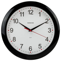 Часы настенные Troyka белые, d=29см, круглые, 11100112