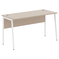 Стол прямой СП-3.1P Мокачино/Белый 1400х608х755 IMAGO PLUS