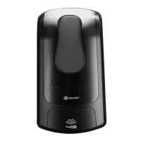 Диспенсер для мыла в картриджах Merida One DEC123, черный, пластик, 1л, сенсорный