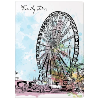 Папка-органайзер семейная для 4-х комплектов документов 'Journey', А4, цветной принт, STAFF, 238338