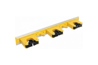 Настенное крепление для уборочного инвентаря Росмоп желтый, на 5 позиций, HH-40Y