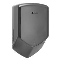 Сушилка для рук скоростная Merida Optima S-turbo M99V, матовая, металлическая