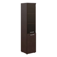 Шкаф-колонка высокий Skyland Torr-Z THC 42.2, венге магия, 430х452х1968мм, комбинированный, правый, с топом