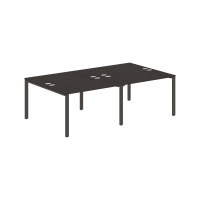 Стол 4-х местный XS6WST 2414 Дуб Юкон Модерн/Антрацит 2400х1406х750 XTEN-S60