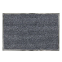 Коврик придверный Laima влаго-грязезащитный, ворсовое покрытие, 120х150см, серый