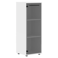 Шкаф средний узкий EMCS 42.2 Черный/Белый 426х430х1199 EDIS