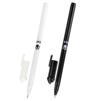 Ручка шариковая Юнландия Котик синяя, 0.35мм, мягкий корпус ассорти