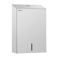 Диспенсер для полотенец листовых Merida Stella R ASP106.R, полированный, металлический, Макси