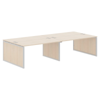 Стол 4-х местный XQPWST 3214 Бук Тиара/Алюминий 3200х1406х750 XTEN-QP