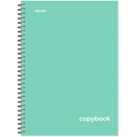 Бизнес-тетрадь Тетрадь Attache Акварель гребень картон А4 96 л,бирюза