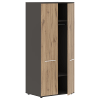 Шкаф для одежды ECWS 85 Дуб Денвер светлый/Белый/Мокко 852х600х1967 EDIS