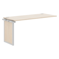 Стол промежуточный XQPIST 1670 Бук Тиара/Алюминий 1600х700х750 XTEN-QP