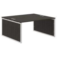 Стол 2-х местный XQPWST 1614 Дуб Юкон Модерн/Алюминий 1600х1406х750 XTEN-QP