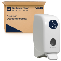 Дозатор для жидкого мыла 1 литр KIMBERLY-CLARK Aquarius, белый, 6948