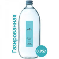 Вода питьевая Edis газированная, 950мл
