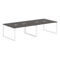 Конференц стол EQCT 3114 Мокко/Белый 3132х1346х750 EDIS