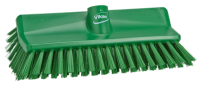 Щетка для пола Vikan 265мм, средний ворс, с изогнутой под углом колодкой, зеленый, 70472