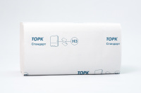 Tork 120108 Universal H3 листовые полотенца бумажные Singlefold сложения ZZ, белые, 1 слой, 250шт