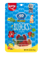 Мармелад жевательный Amos Blocks Фруктовый микс, 72г