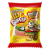 Мармелад жевательный Канди клаб Crazy Gummy Big Бургер, 18г x 36 шт