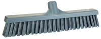 Щетка для пола Vikan 410мм, комбинированный ворс, для подметания, серый, 317488