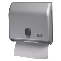 Диспенсер для полотенец листовых Lime серебристый, mini, V укладка, A69511SATS